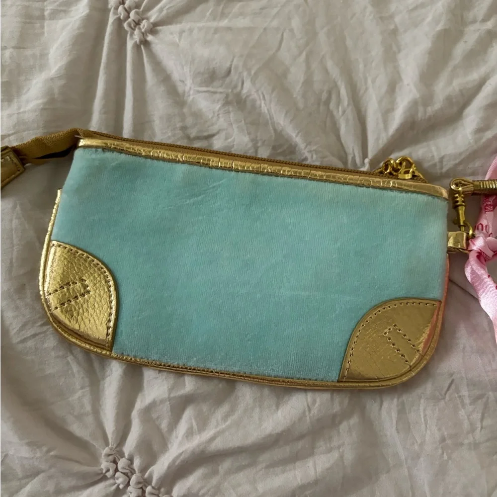 Y2K blue and yellow htf juicy wristlet - Picture 5 of 6